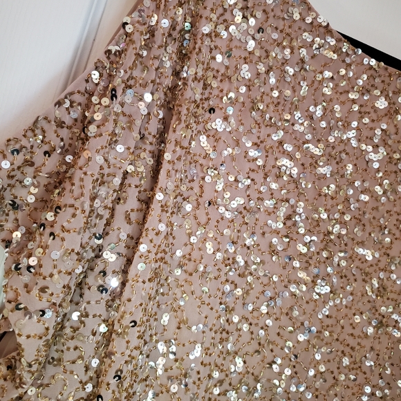 Aidan Mattox Sequin Cocktail Party Dress - Picture 5 of 16